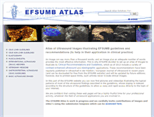 Tablet Screenshot of efsumb-atlas.org